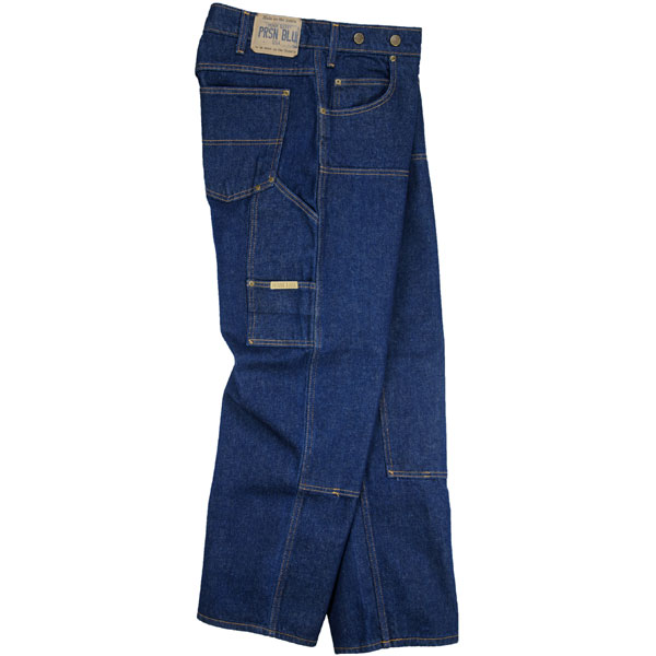 Double Knee Work Jeans by Prison Blues in 100% Cotton : David Morgan