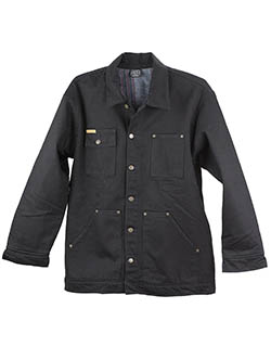 Lined Yard Coat, Rinsed Black