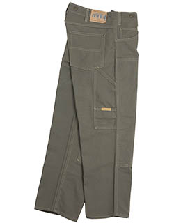 Double Knee Work Jeans, Rigid Olive