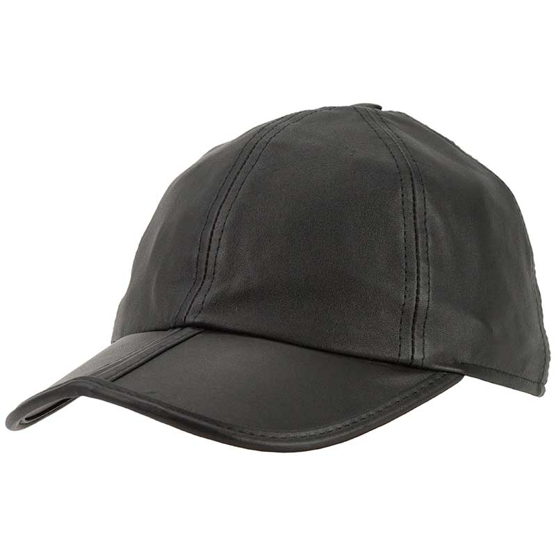 Leather Baseball Cap