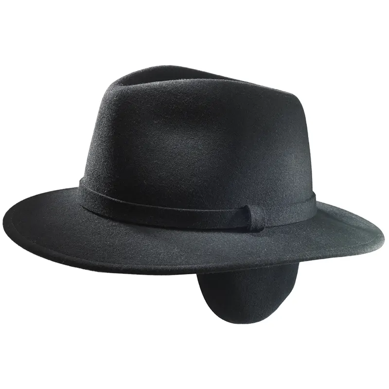 Wool Felt Slope Hat, Crushable
