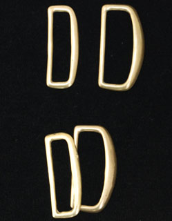 Bronze Dees, 1.5 inch, 2 sets