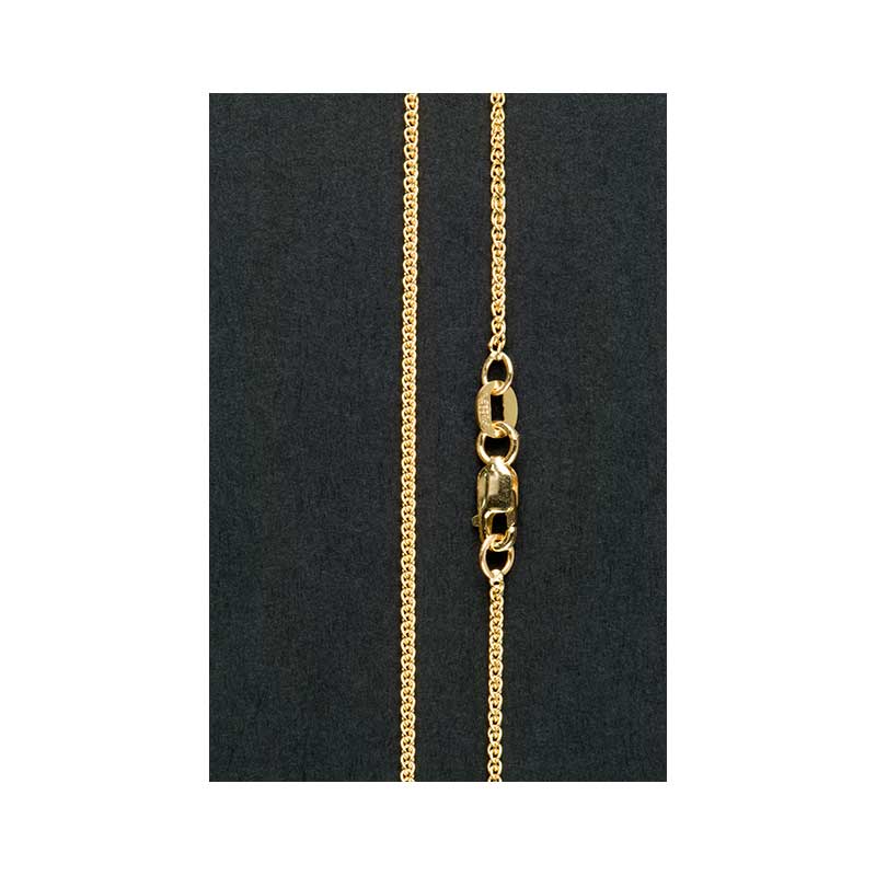 Gold Wheat Chain, 18 inch, Light