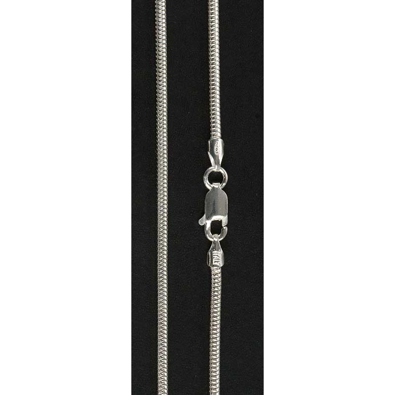 Sterling Silver Snake Chain, 24 inch