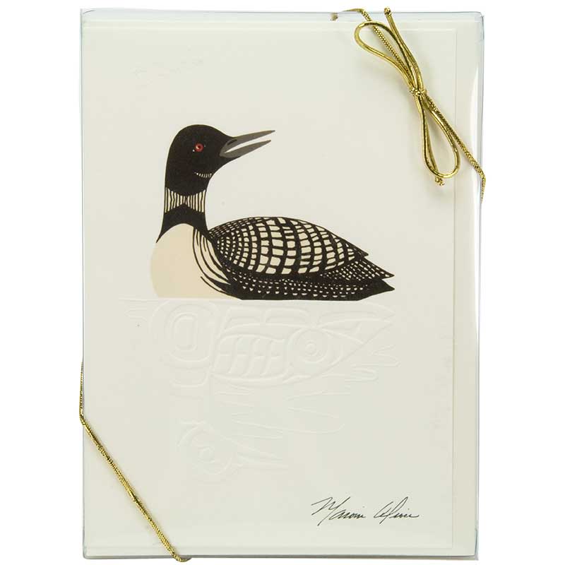 Loon Notecards, Pack of 6 Cards and Envelopes