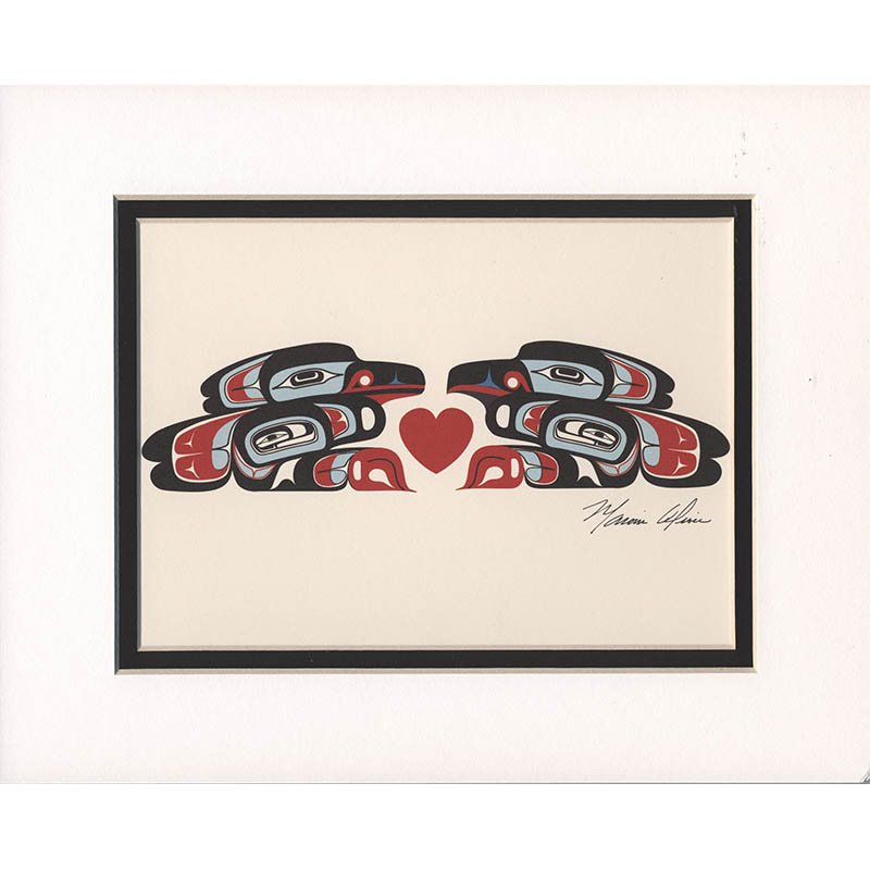 Joy Matted Print by Marvin Oliver