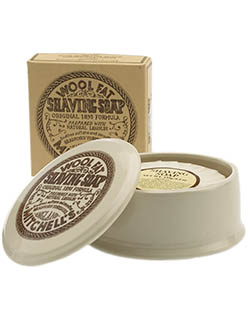 Ceramic Shaving Soap Dish & Soap