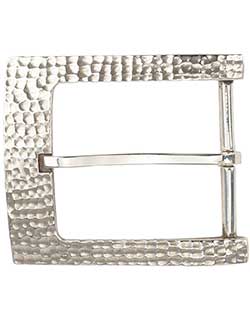 Hammered Silver Buckle