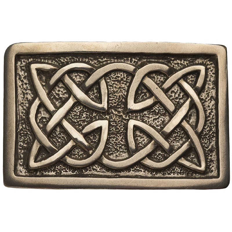 Celtic Knot Belt Buckle, Bronze