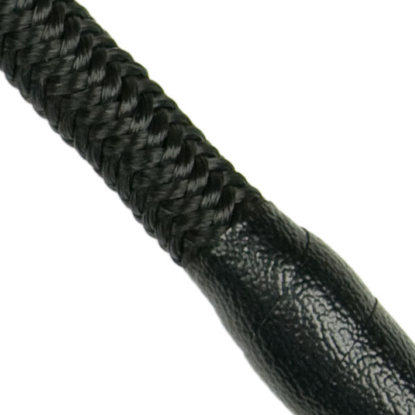 Karaka Bullwhip, 6 ft, detail showing handle