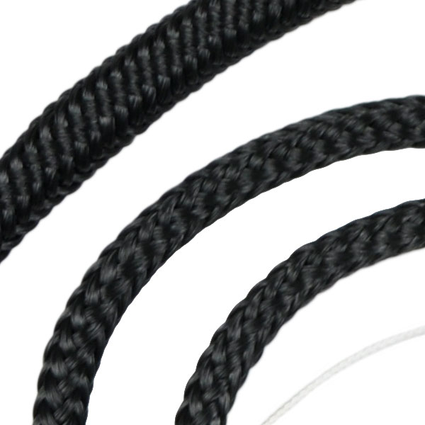 Karaka Bullwhip, 8 ft, detail showing braid