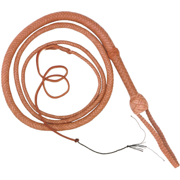 8ft Handcrafted Genuine Leather Bullwhip Whip Indiana Jones Cowboy + Wrist  Strap