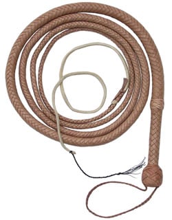 Bullwhip, 10 ft., Natural Tan