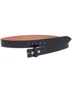 Leather Belt, 1.5 inch, No Buckle