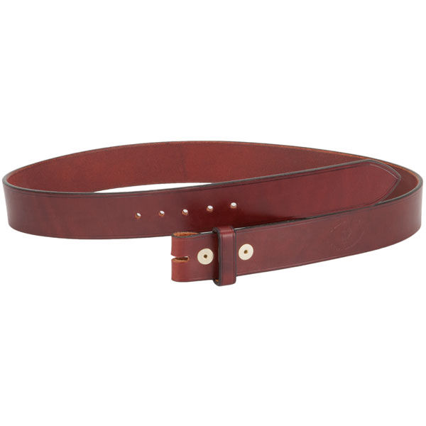 Leather Belt, 1.5 inch, No Buckle -- Leather Belts, Made in USA