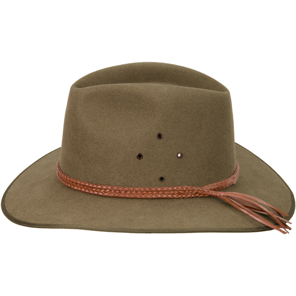 Edge Ridge Hat Band by David Morgan. Hand Crafted in Kangaroo Leather