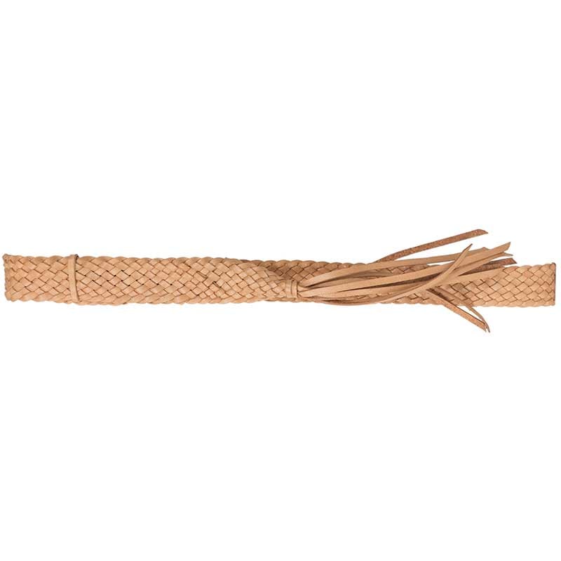 Ten Plait Hat Band, Natural Tan