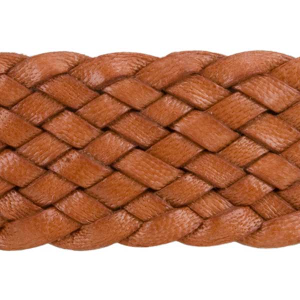 Ten Plait Hat Band, Hand Braided Kangaroo Leather : David Morgan