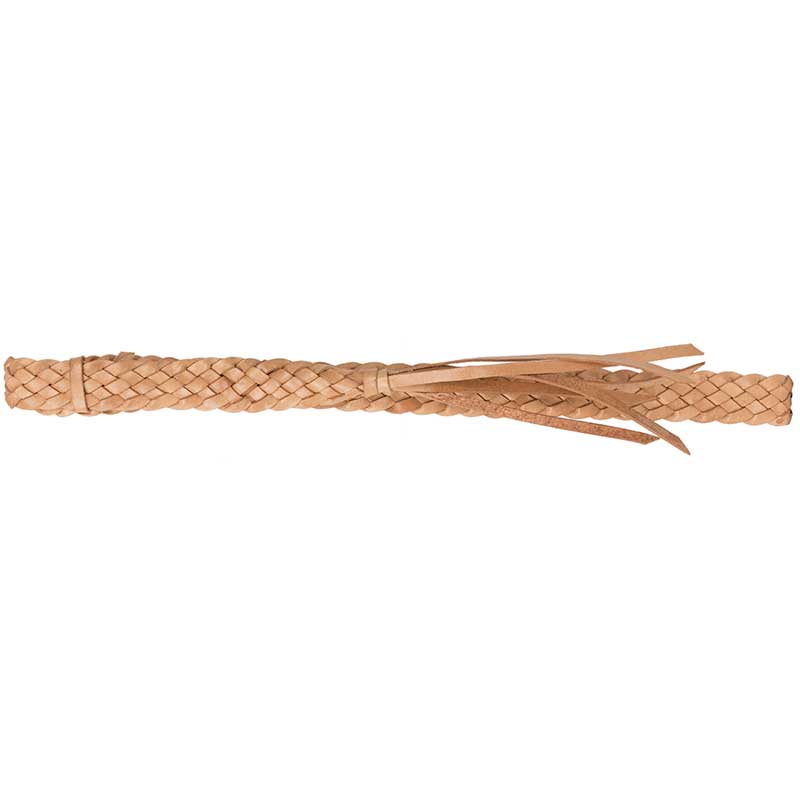 Six Plait Hat Band, Natural Tan