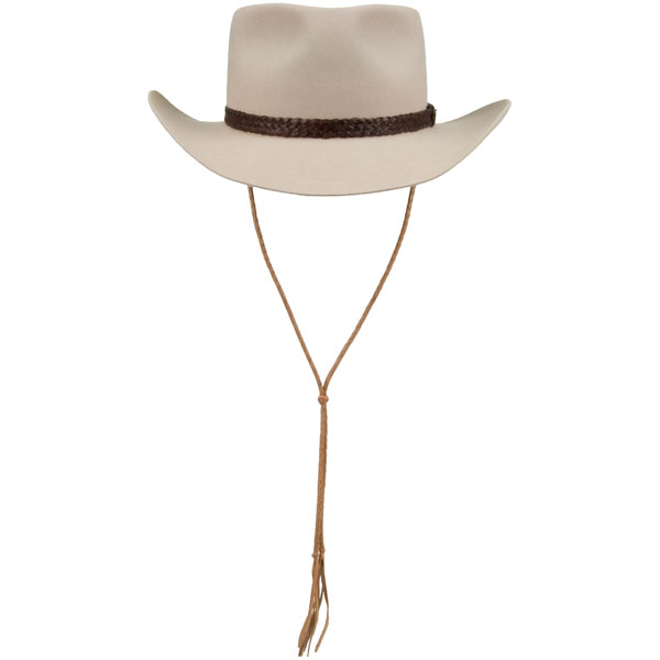 Stampede String, shown on the #1623 Overlander by Akubra