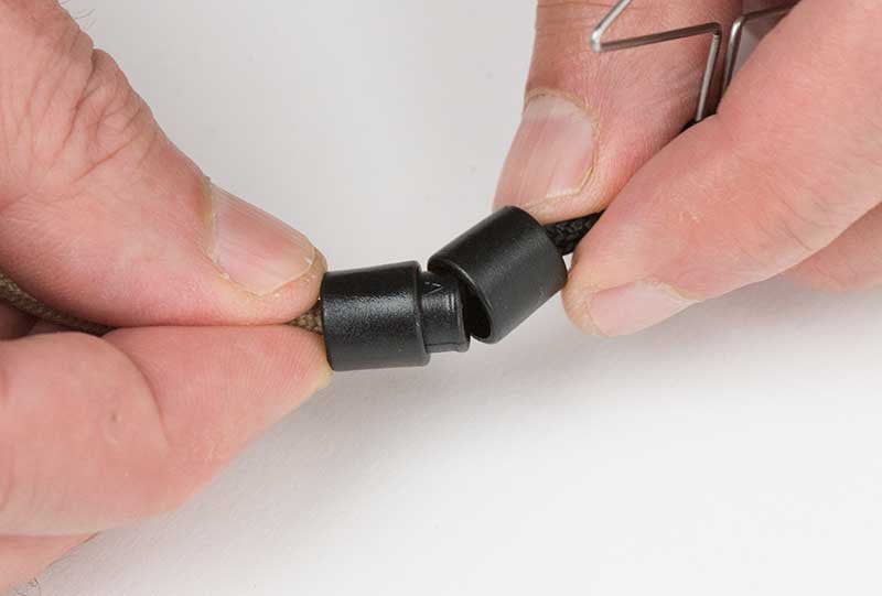 Breakaway Chin Strap Instructions, Step 2.