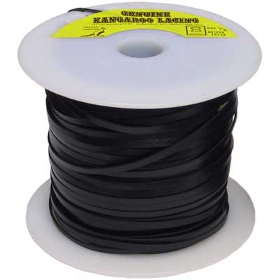 Black 3 mm Machine Cut Lace, 100 m roll