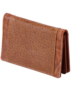 Business Card Holder, Emu Leather