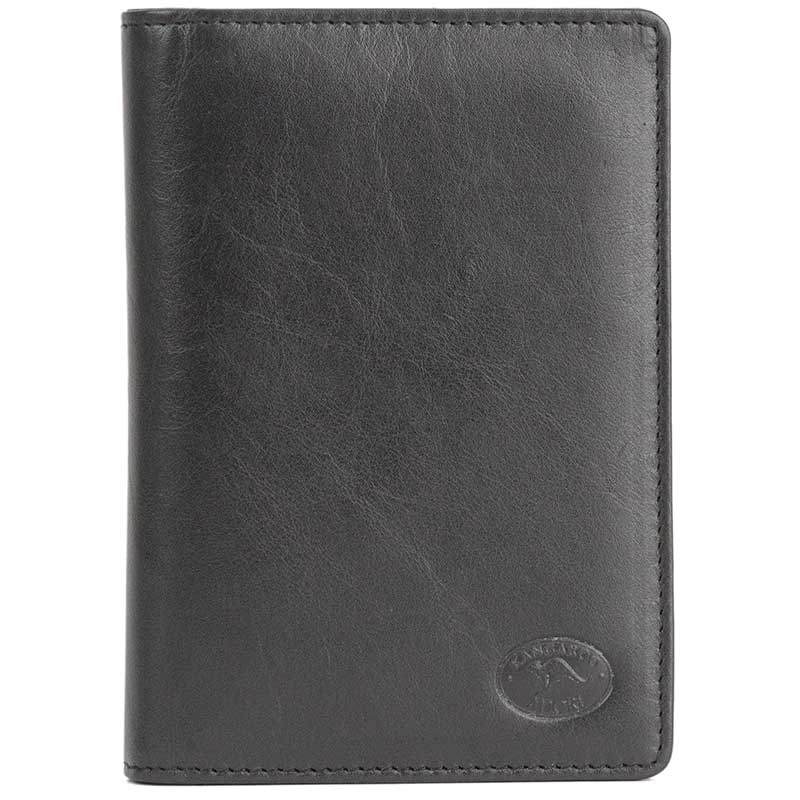 Kangaroo Leather Passport Wallet