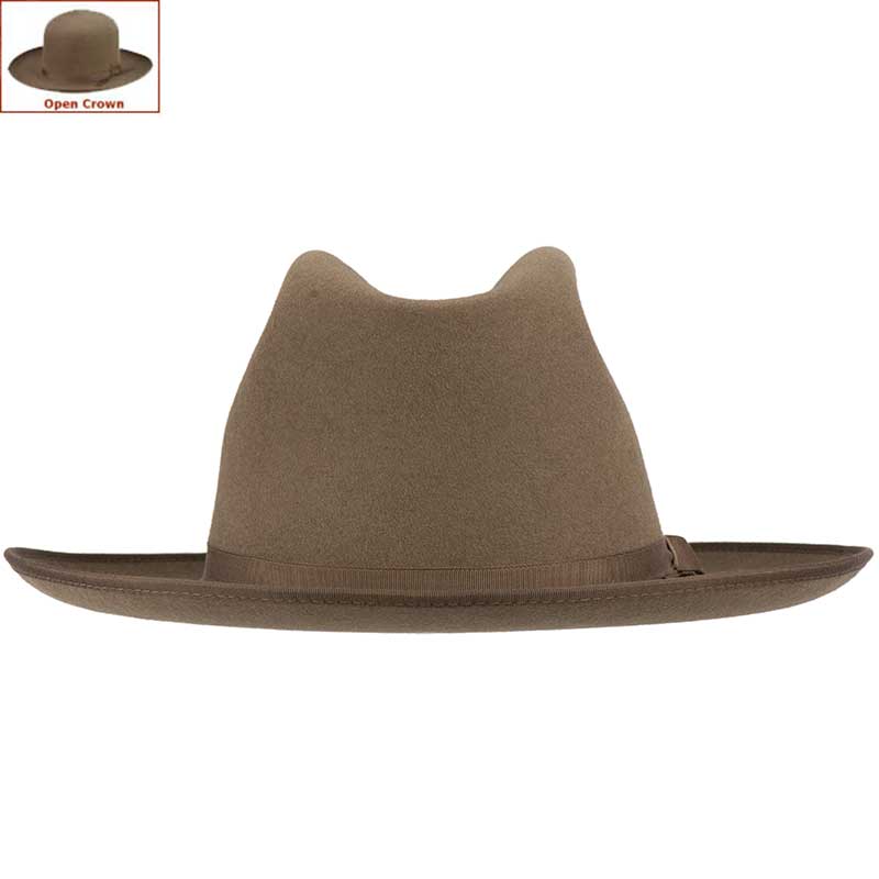 Custom Akubra Hat Services: Cattleman's Crease