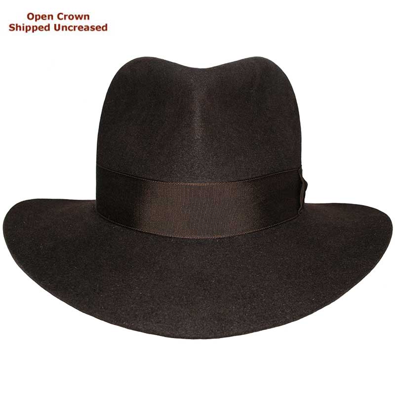 Indiana Jones Fedora Hat With Ribbon Band 