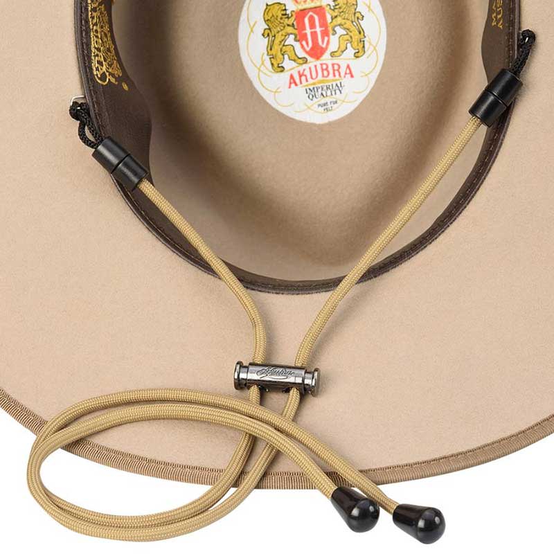 Breakaway Chin Strap by Akubra on Snowy River Hat