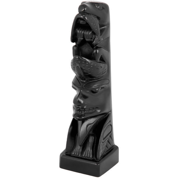 Bear-Halibut Totem Pole