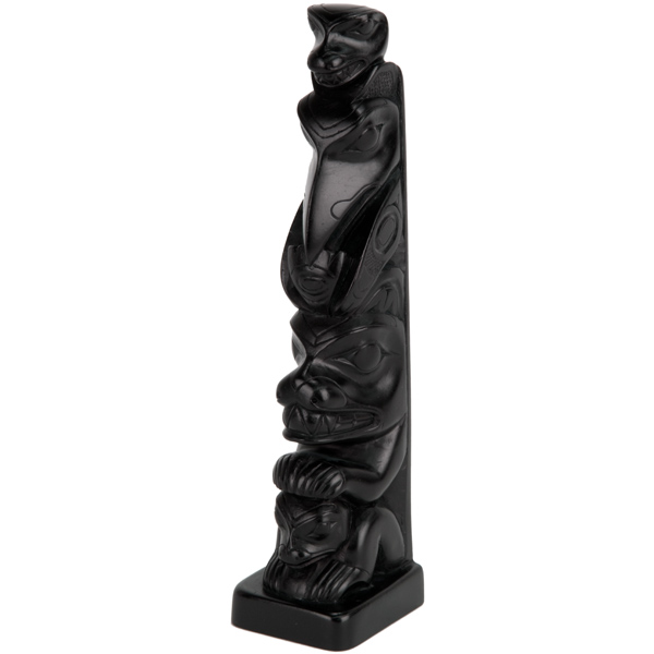 Bear-Raven Totem Pole