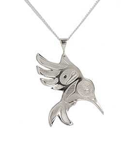 Hummingbird in Flight Pendant