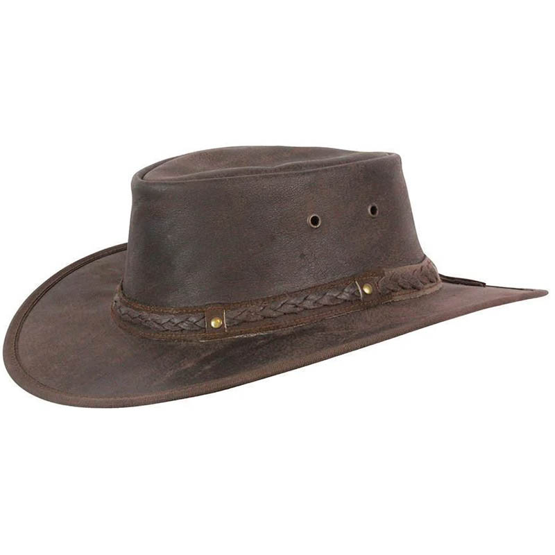 Kangaroo Crossing Buffalo Hide Hat