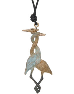 Herons Entwined Pendant