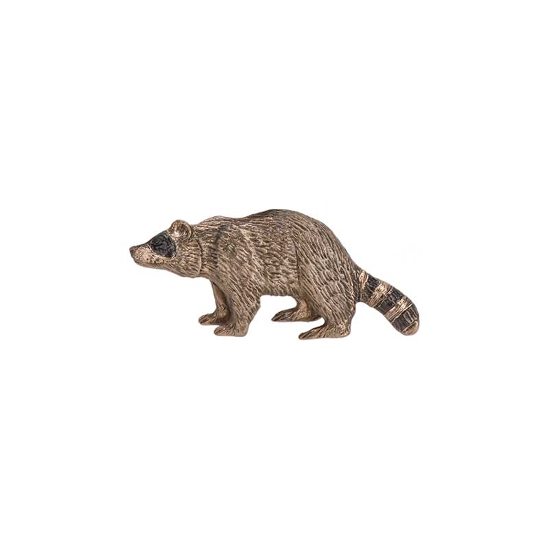 Raccoon Pin, Bronze