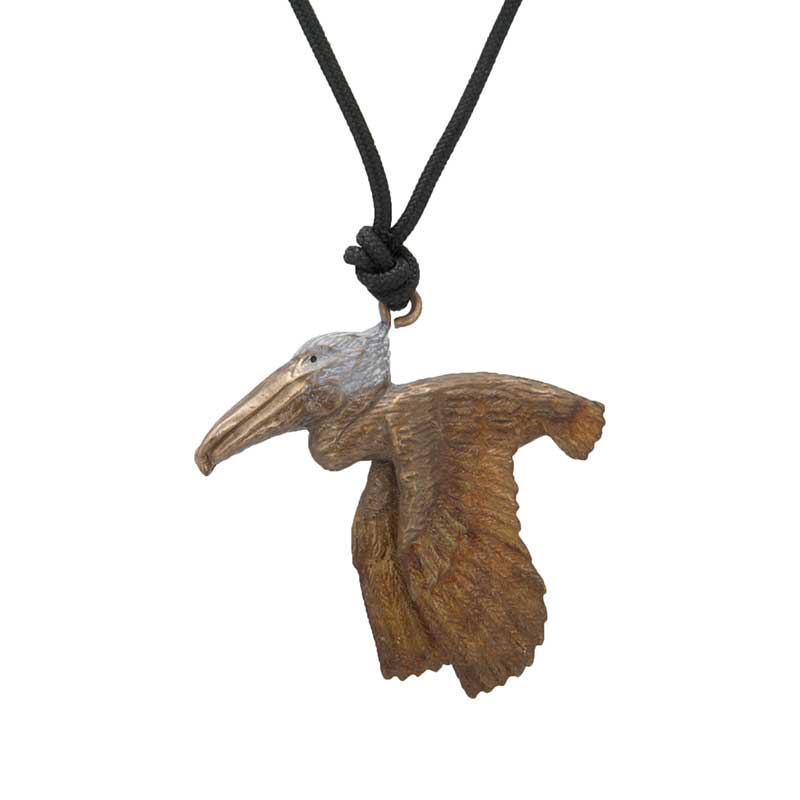 Brown Pelican Pendant by Cavin Richie