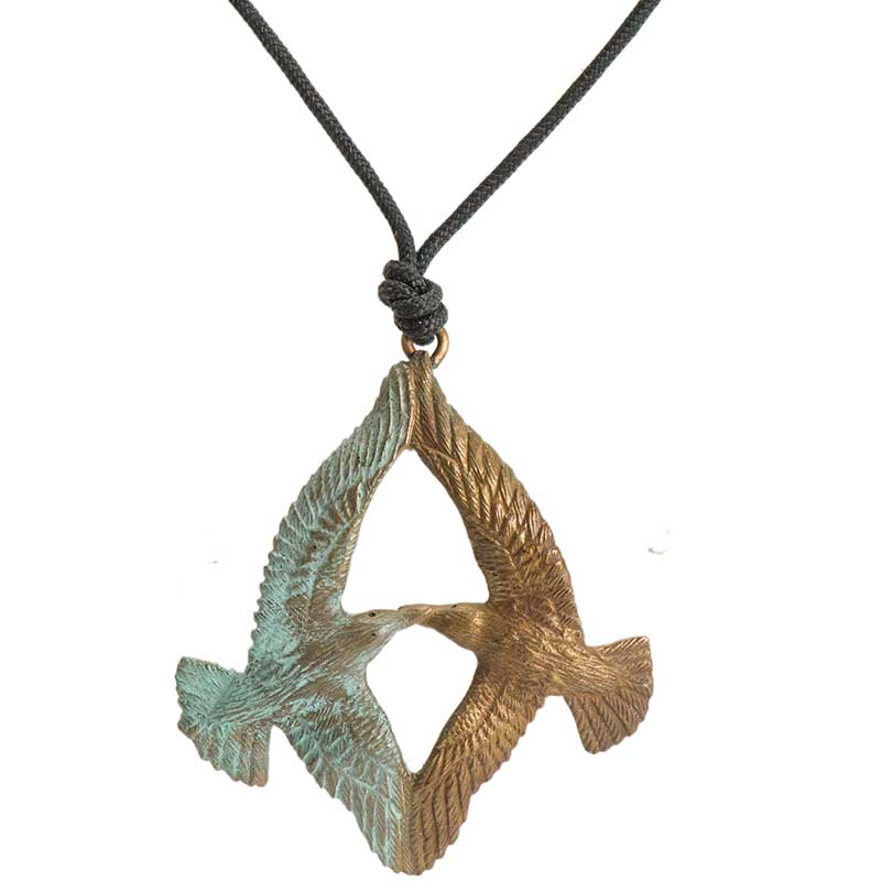 Terns Pendant, Bronze