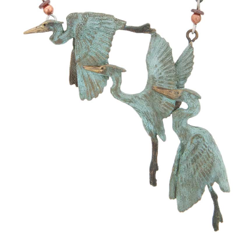 Three Herons Necklace by Cavin Richie