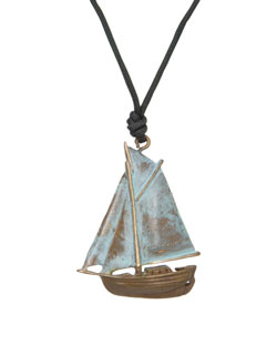 Franken Cutter Sailboat Pendant