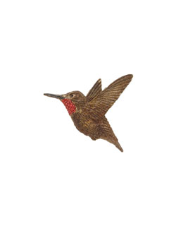 Male Rufous Hummingbird Pin