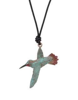 Gliding Rufous Hummingbird Pendant