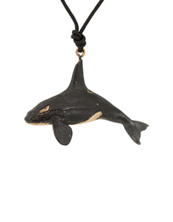 Male Orca Pendant