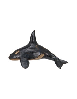 Male Orca Pin