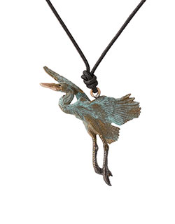 Gliding Heron Pendant