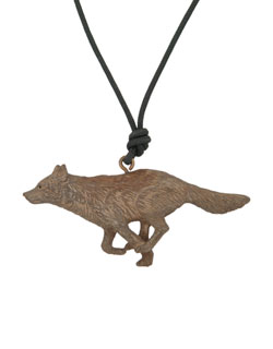 Running Wolf Pendant