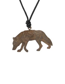 Trail Wolf Pendant