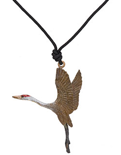 Sandhill Crane Pendant