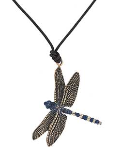 Blue Dragonfly Pendant